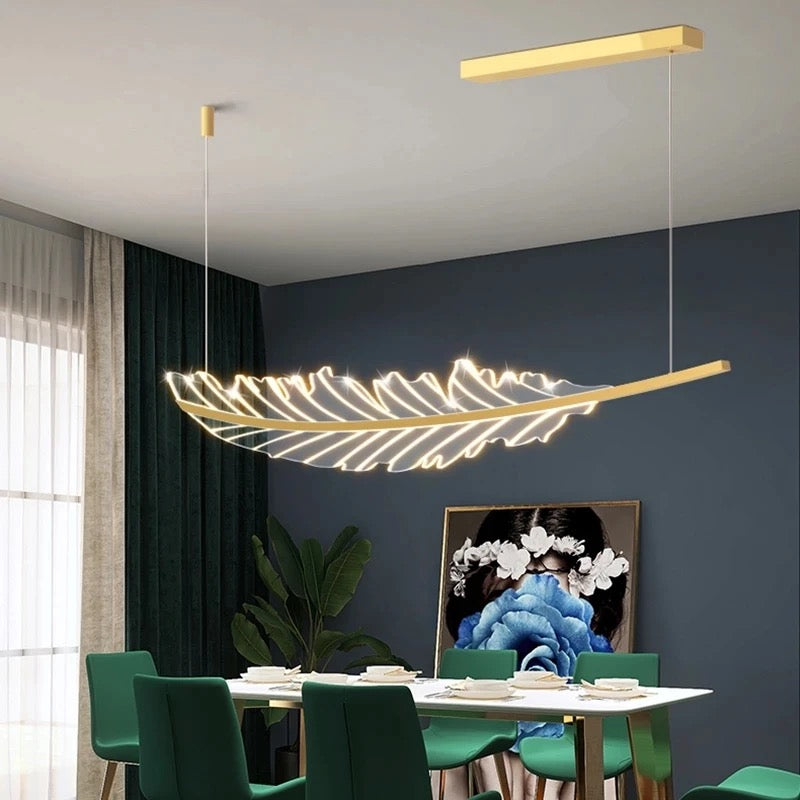 Lightigious™ - Leaf LED Chandelier (Nordic Luxury, Iron + Acrylic)