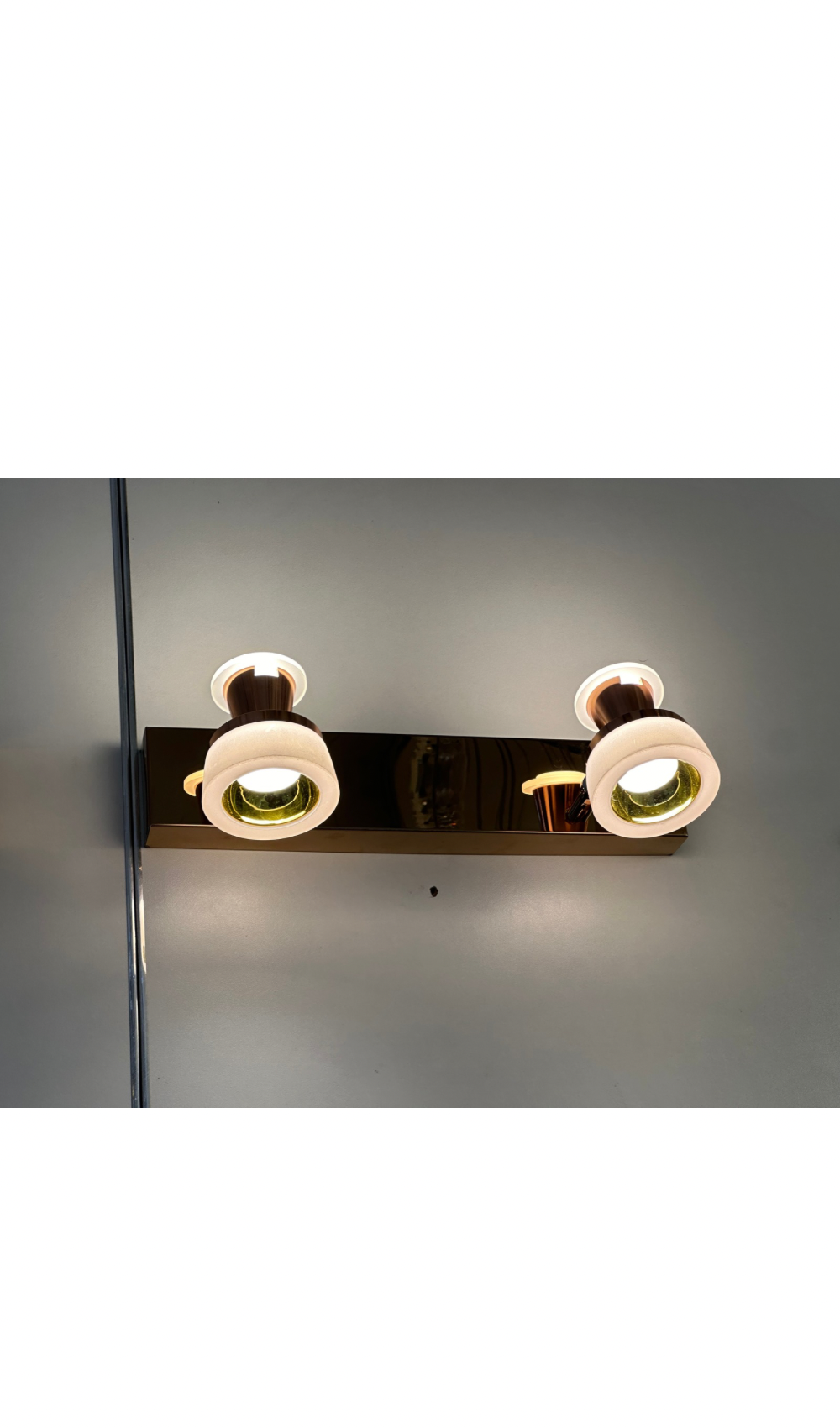 Lightigious™ - Rose Gold Vanity Light (12-Inch, Warm White)