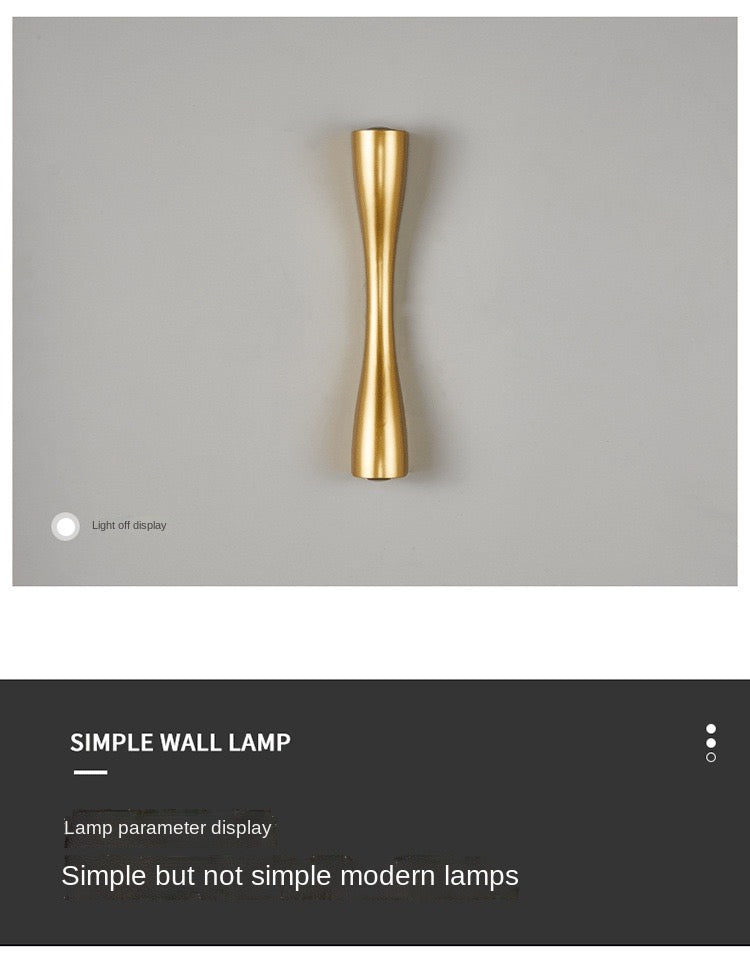 Lightigious™ - Modern LED Wall Lamp (Indoor/Outdoor, Waterproof, Golden/Black Finish)