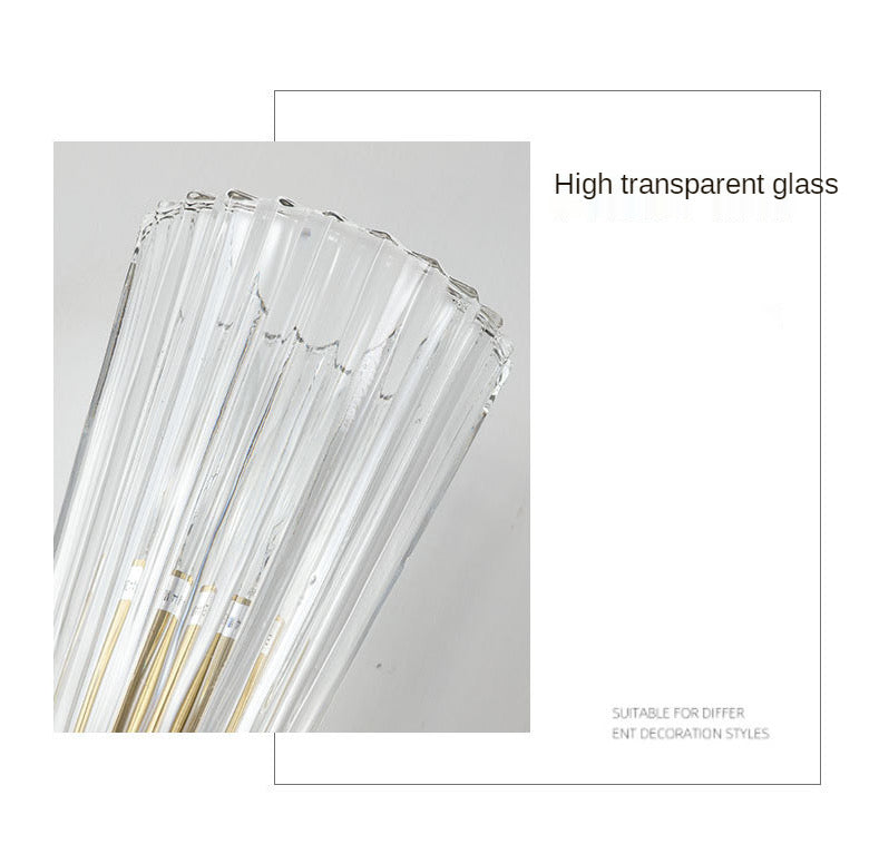 Lightigious™ - Modern Bedside Wall Lamp, Metal & Glass, E27 Bulb, 3-Color LED