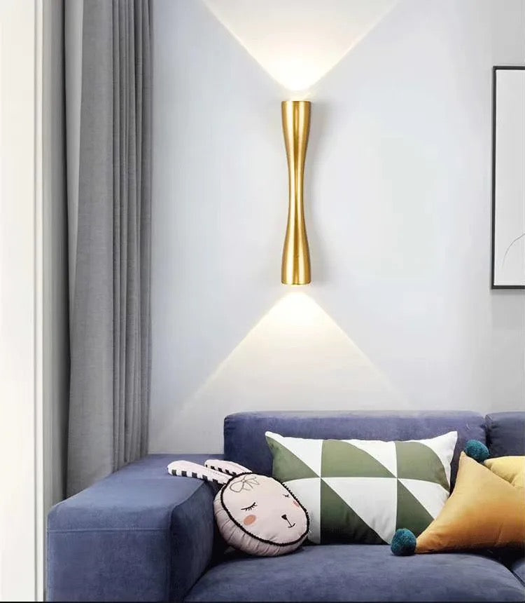 Lightigious™ - Modern LED Wall Lamp (Indoor/Outdoor, Waterproof, Golden/Black Finish)