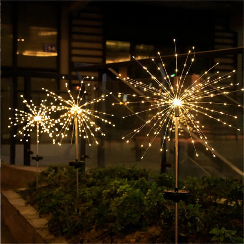 Lightigious™ - Solar Fireworks Outdoor Light (Warm White, Solar Powered)