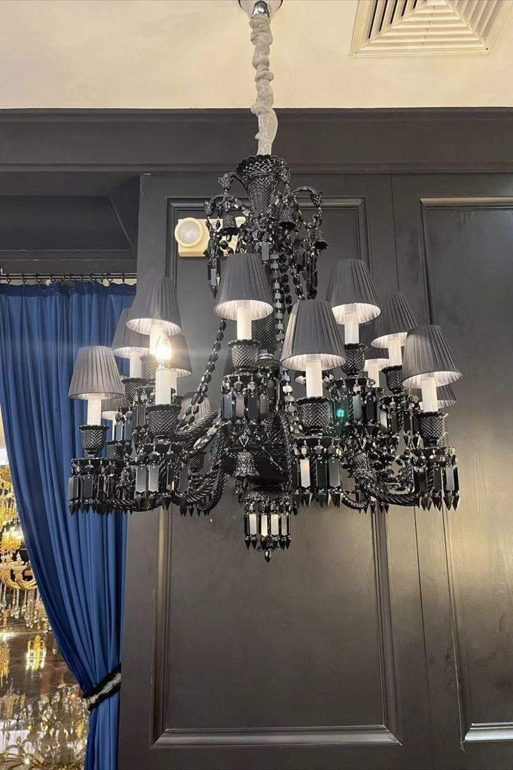 Lightigious™ – Black Baccarat Luxury Crystal Chandelier