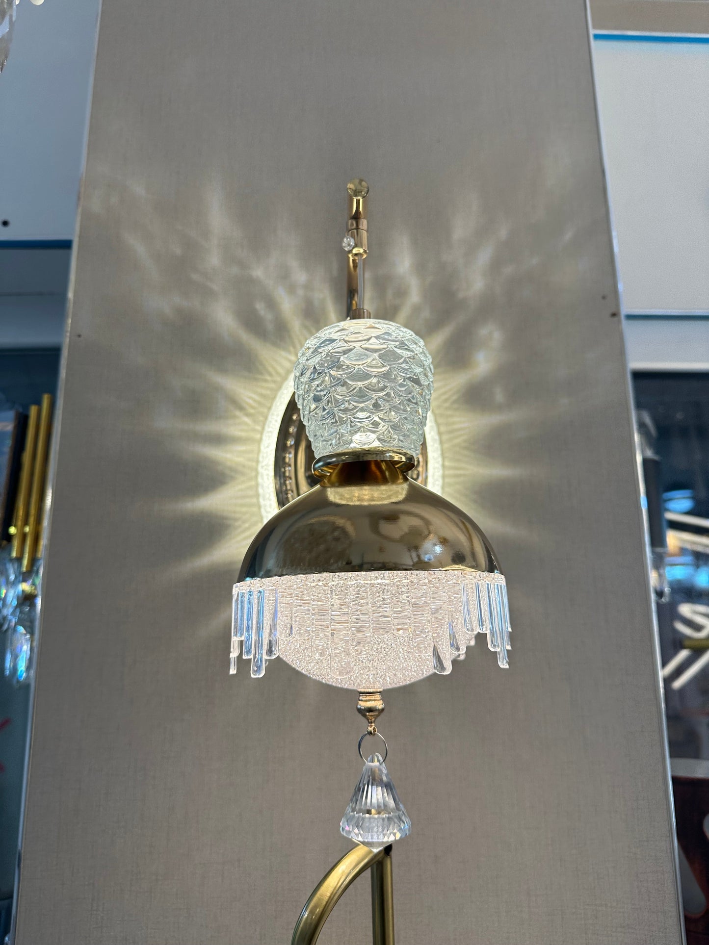 Lightigious™ - Modern SMD Wall Sconce, Gold, Adjustable LED Light