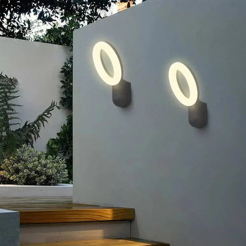 Lightigious™ - 12W Decorative Aluminum LED Wall Lamp for Outdoor Use