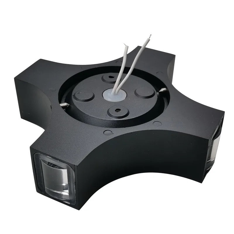 Lightigious™ - Cross Outdoor and Indoor Waterproof LED Light (Black, IP65)