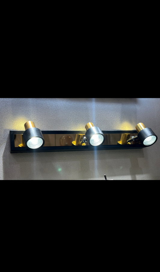 Lightigious™ - COB Black Golden Vanity Light (Sleek Design, COB LED)