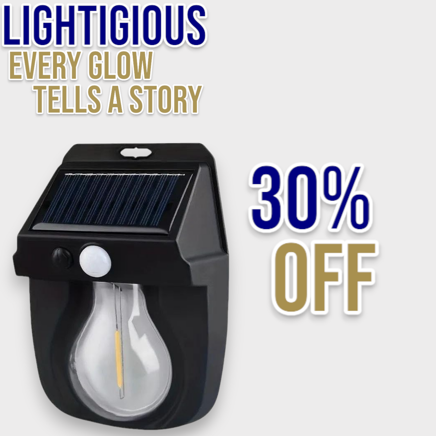 Lightigious™- Solar Motion Sensor Light