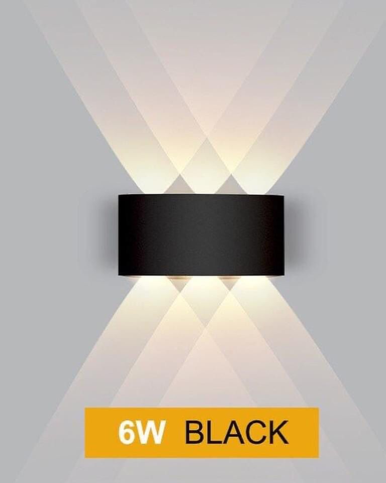 Lightigious™ - Waterproof Indoor & Outdoor Wall Light (Black, Warm Light)