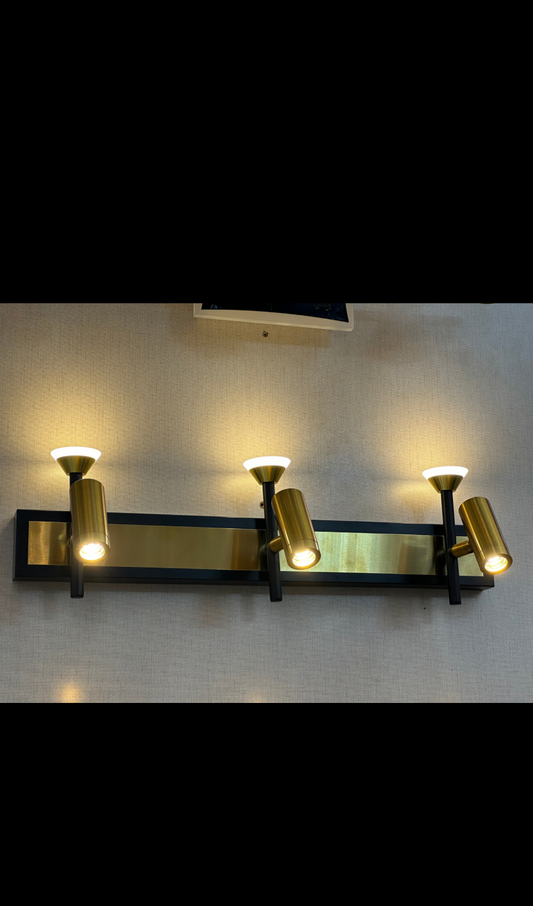 Lightigious™ - Black Golden COB Vanity Light (Sleek Design, Warm White)