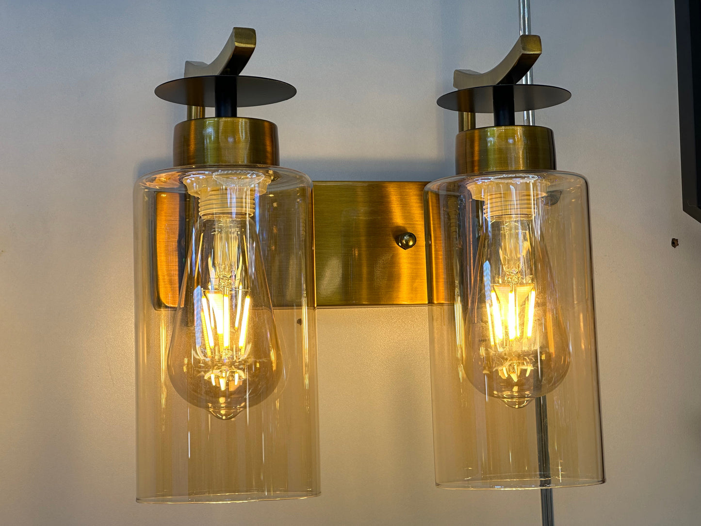 Lightigious™ - Nordic Copper Wall Light with Champagne Glass Lampshade
