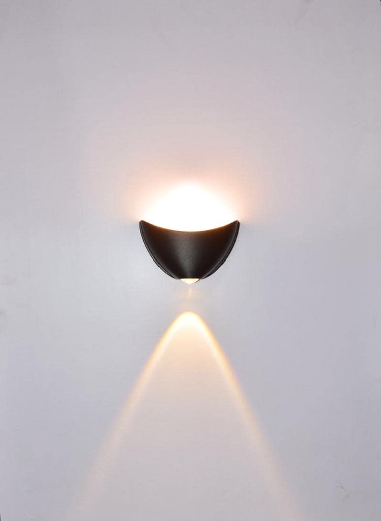 Lightigious™ - Waterproof Metal Black Finish LED Up Down Outdoor Wall Light
