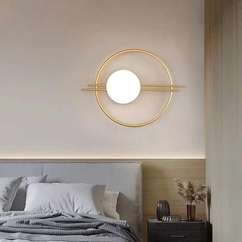 Lightigious™ - Modern Globe Wall Light, Frosted Glass, E27 Holder