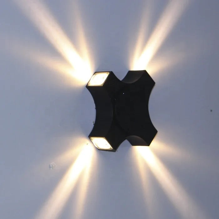 Lightigious™ - Cross Outdoor and Indoor Waterproof LED Light (Black, IP65)