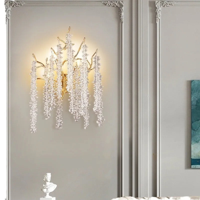 Crystal Beats Wall Light