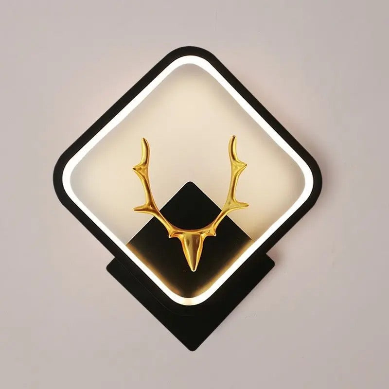 Lightigious Markhor Wall Light - illuminated Markhor silhouette on wall