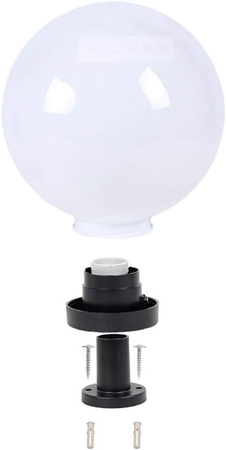 Lightigious™ - Plastic Globe Gate Light With Metal Base