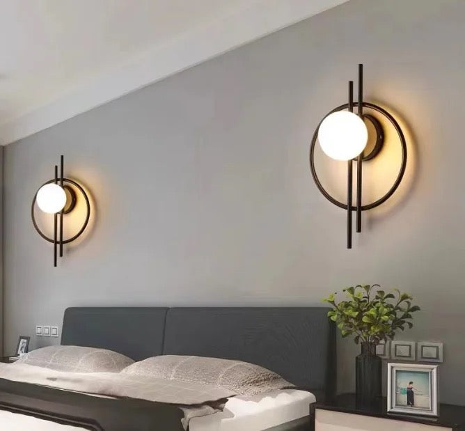 Lightigious™ - Modern Globe Wall Light, Frosted Glass, E27 Holder