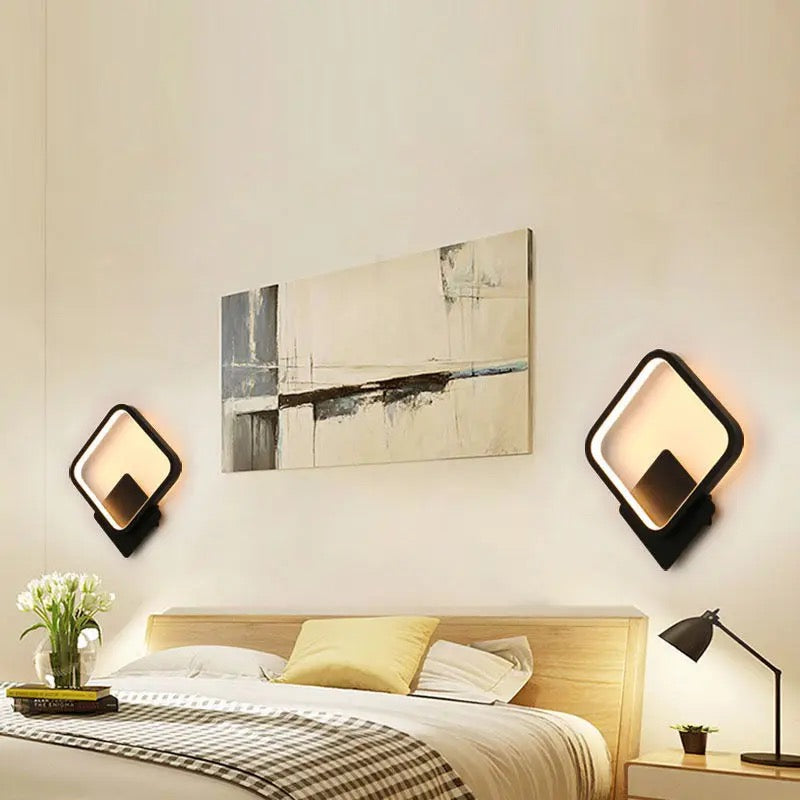 Lightigious Markhor Wall Light - warm white mode in room setting