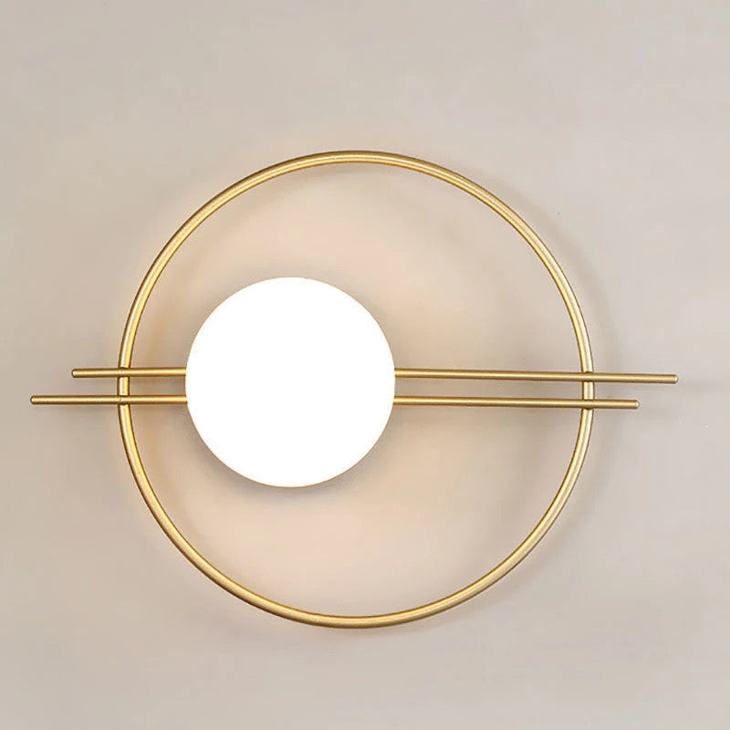 Lightigious™ - Modern Globe Wall Light, Frosted Glass, E27 Holder