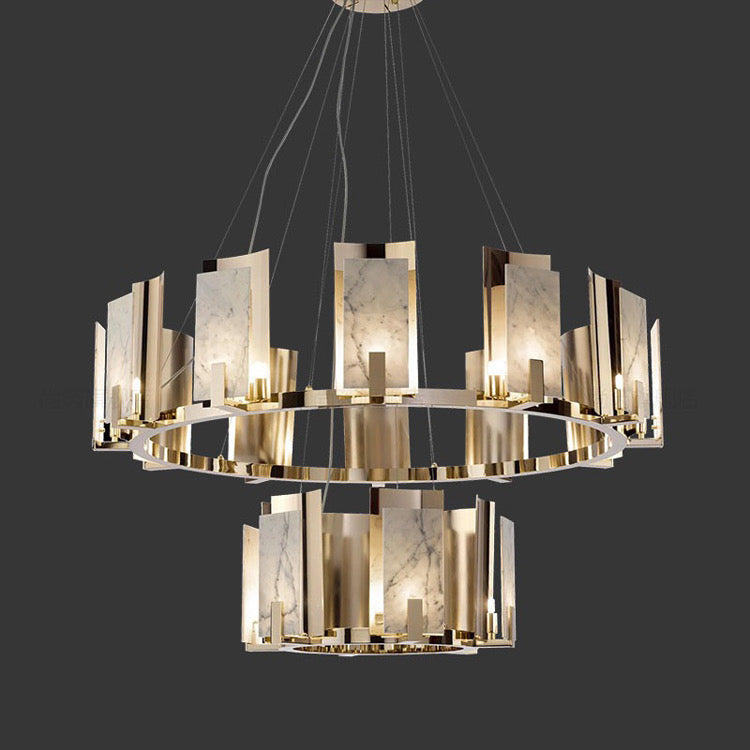 Lightigious™ - 15 Lights Chandelier (Shining Gold, E14 LED Bulbs)