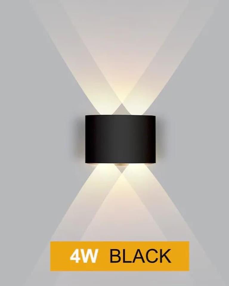 Lightigious™ - Waterproof Indoor & Outdoor Wall Light (Black, Warm Light)