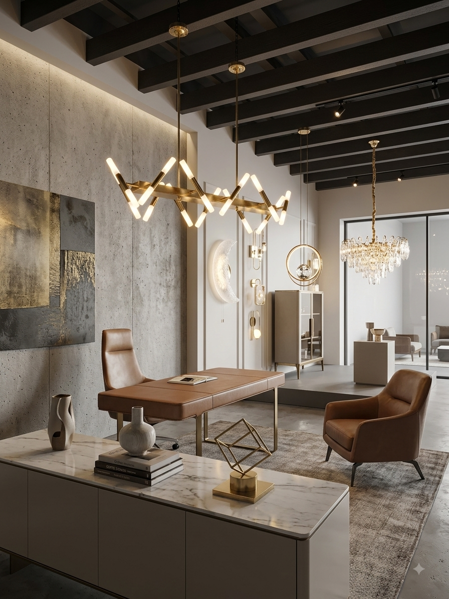 Lightigious™ - The Apollo Linear Spindle Chandelier