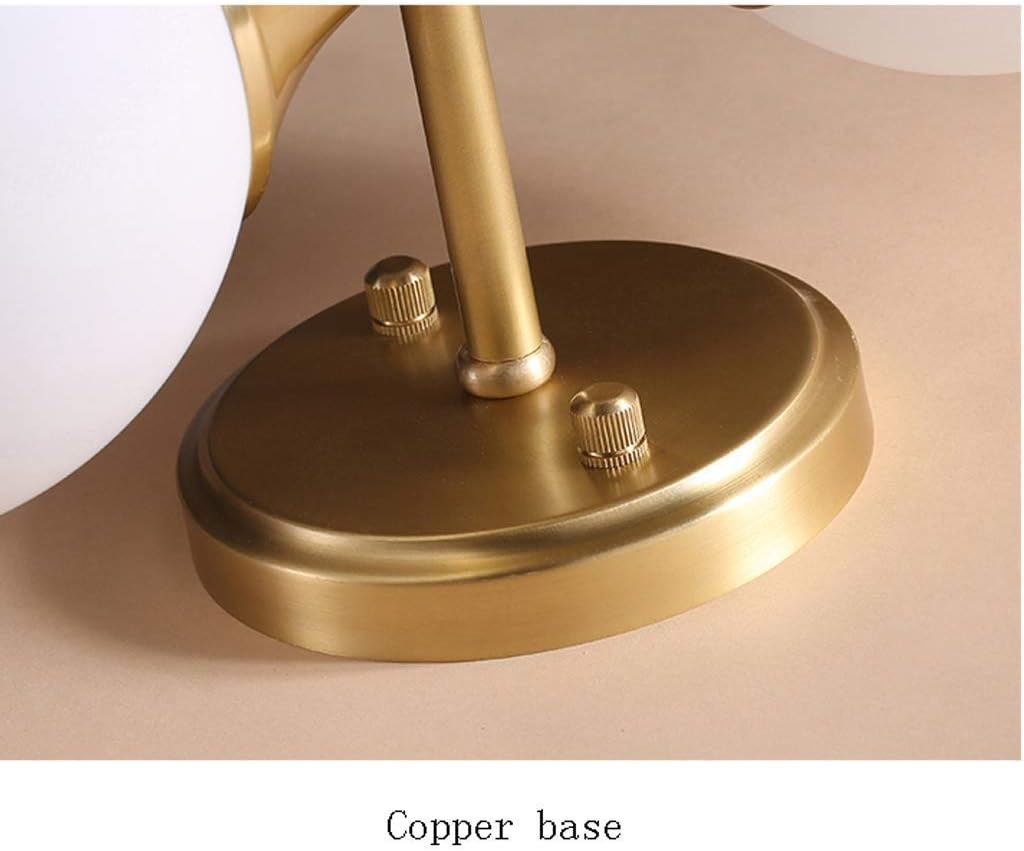 Lightigious™ - Frosted White Opal Globe Gold 2-Light Wall Sconce