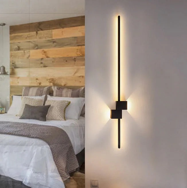 Lightigious™ - Modern LED Black Wall Sconce, Iron Frame, SMD Installed