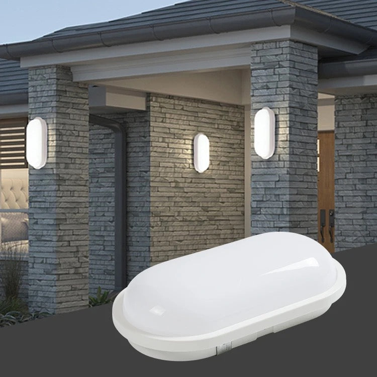 Lightigious Oval IP54 Waterproof Tuffy Ceiling Light 15W SMD white warm