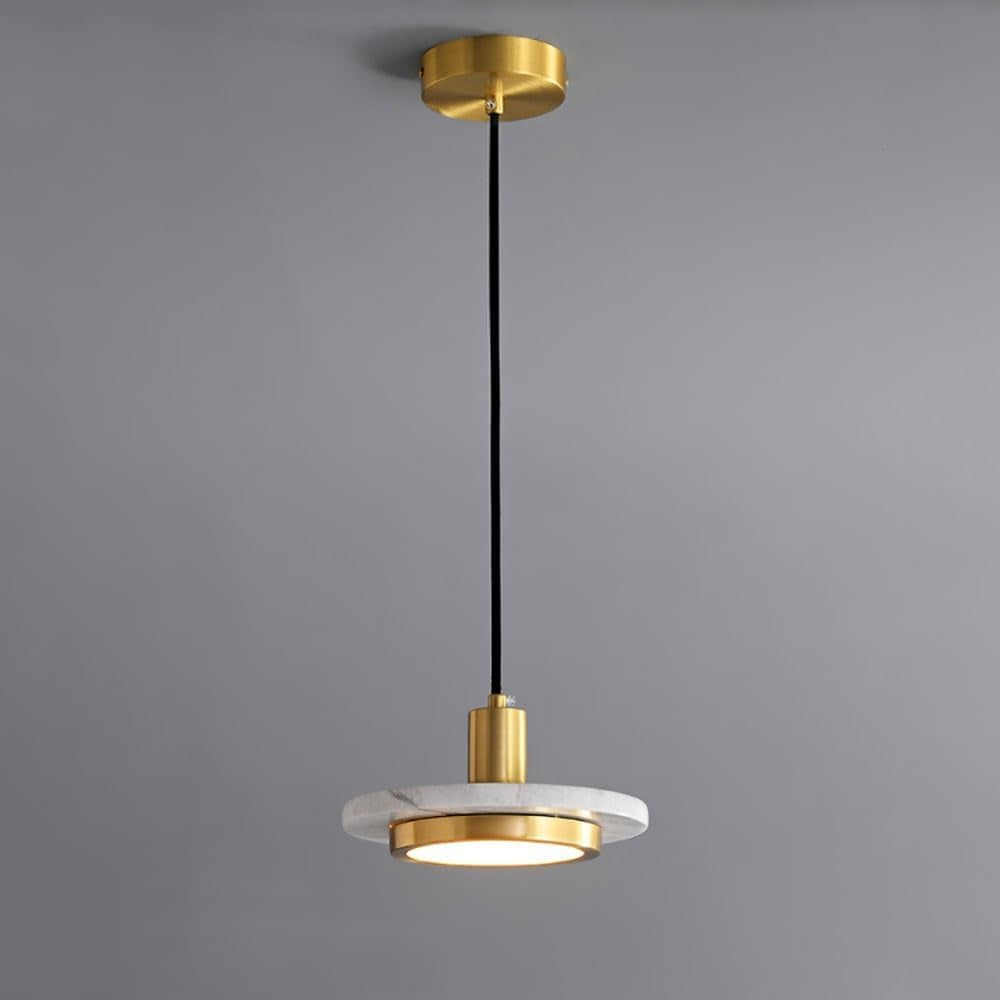 Lightigious™ – Costes LED Marble & Brass Look Pendant Light