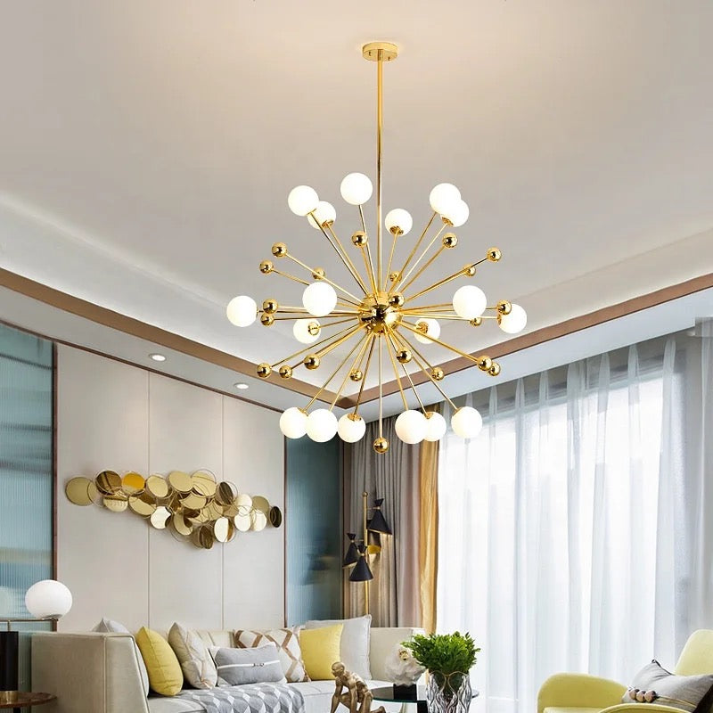 Lightigious™ - 18 Heads Globe Chandelier (Gold, G9 Bulbs)