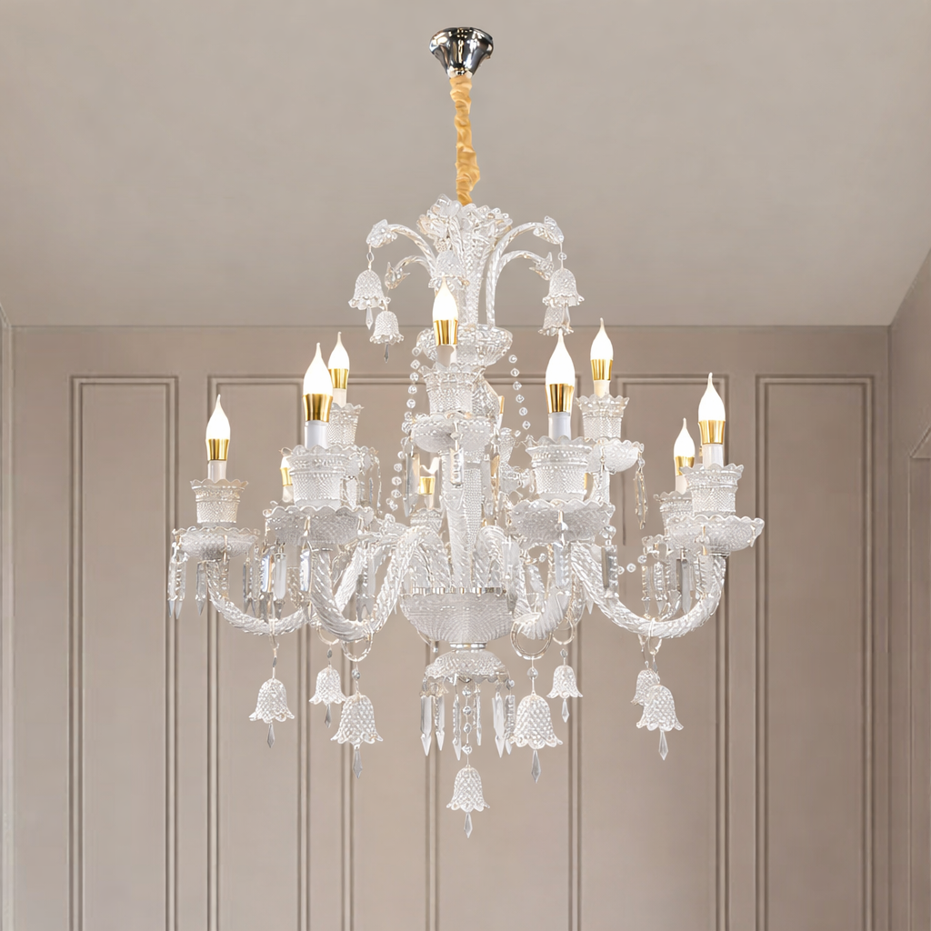 Lightigious™ – Luxury White Baccarat  Crystal Chandelier