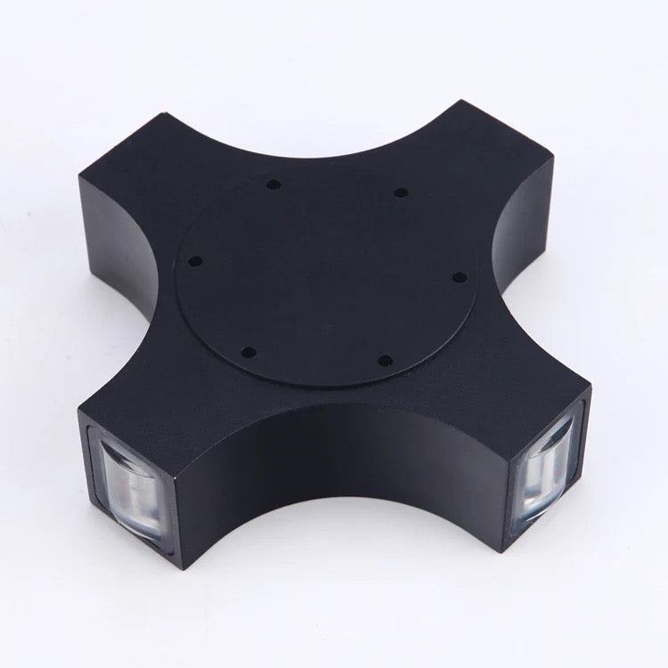 Lightigious™ - Cross Outdoor and Indoor Waterproof LED Light (Black, IP65)