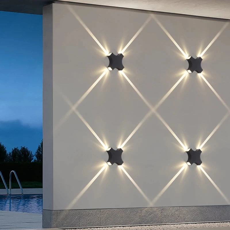 Lightigious™ - Cross Outdoor and Indoor Waterproof LED Light (Black, IP65)