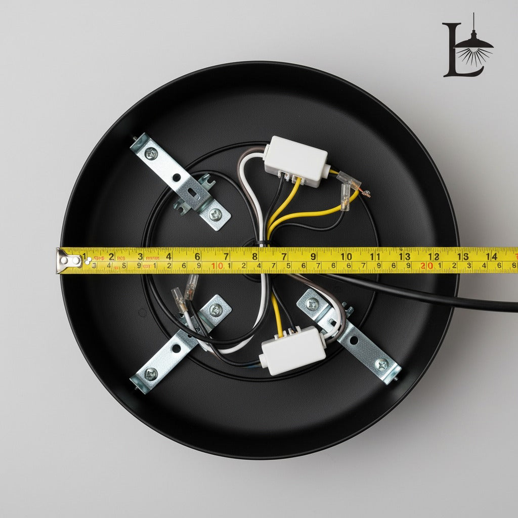 Lightigious™ – Black Round Chandelier with Spotlights