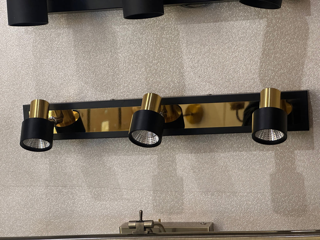 Lightigious™ - COB Black Golden Vanity Light (Sleek Design, COB LED)