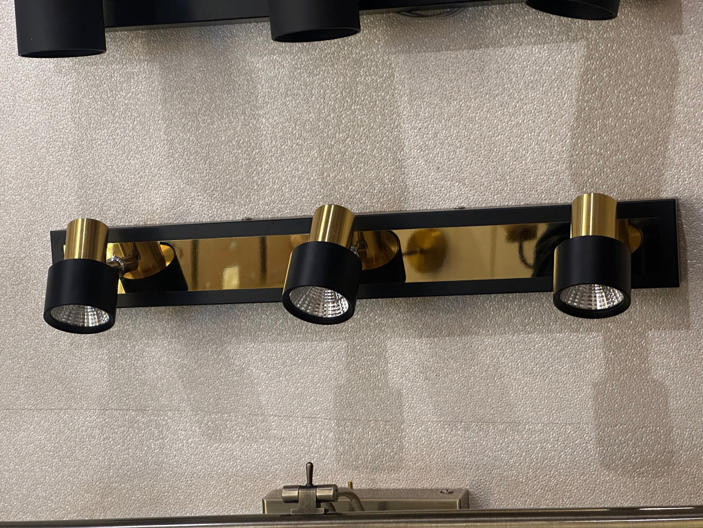 Lightigious™ - COB Black Golden Vanity Light (Sleek Design, COB LED)