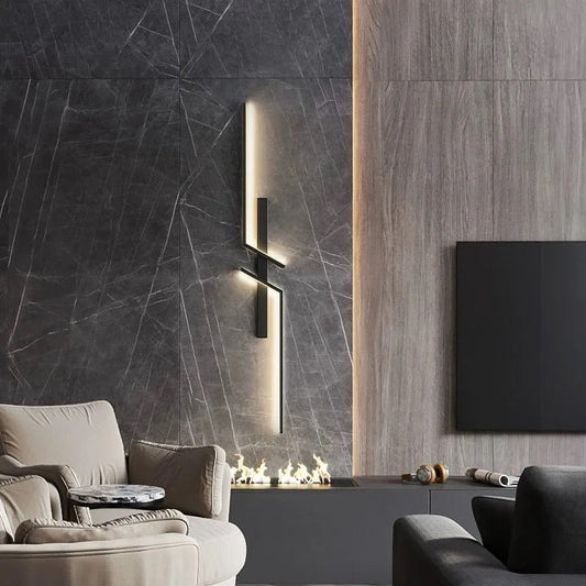 Modern And Minimalist Home Luxury Grille Living Room Tv Background Wall