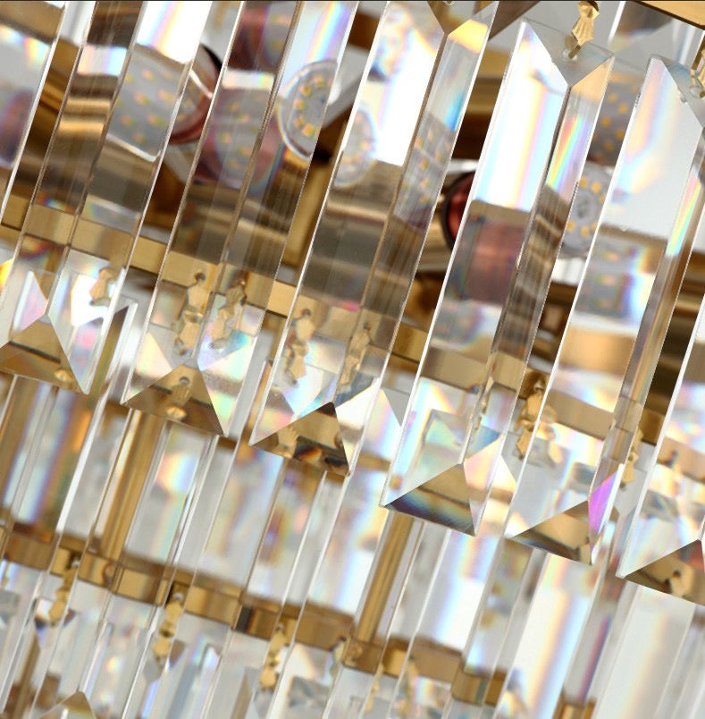 Lightigious™ - 800mm Round Crystal Chandelier (K9 Crystal, Elegant Design, E14 SMD Bulbs)