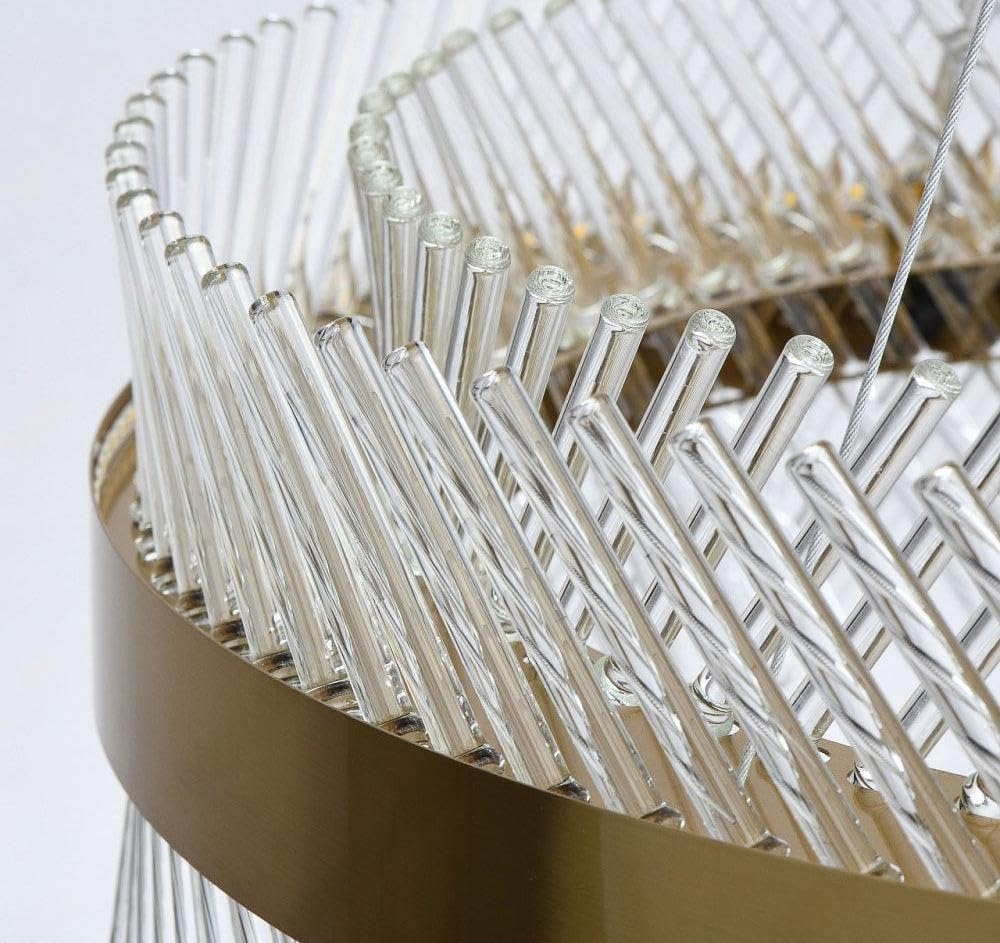 Lightigious™ – Eclipse Luxe Crystal Ring Chandelier