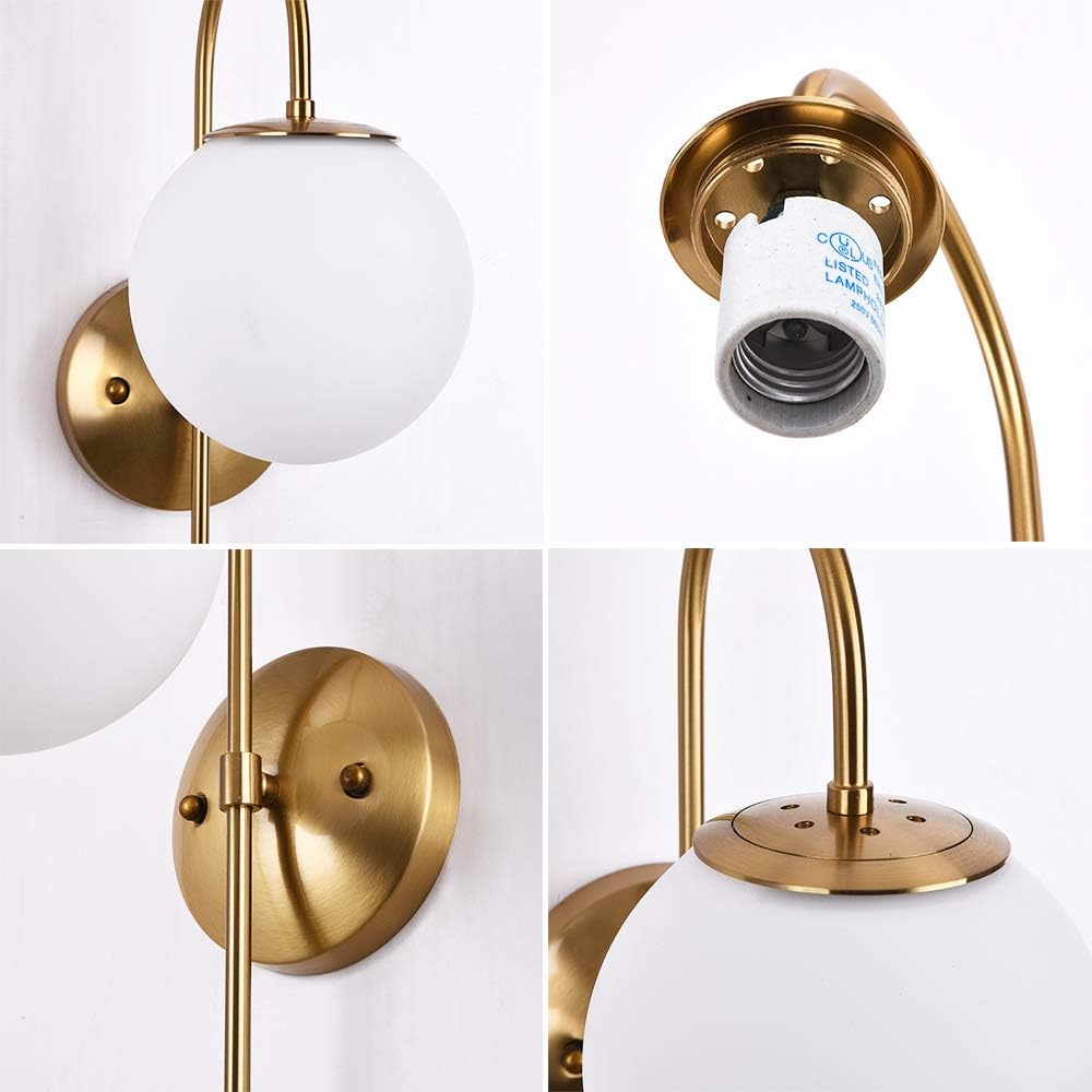 Lightigious™ - Down Style Globe Wall Light