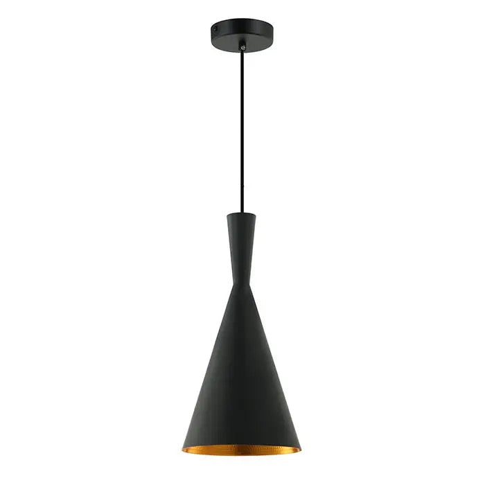 Lightigious Black Cone Pendant - room lifestyle installation