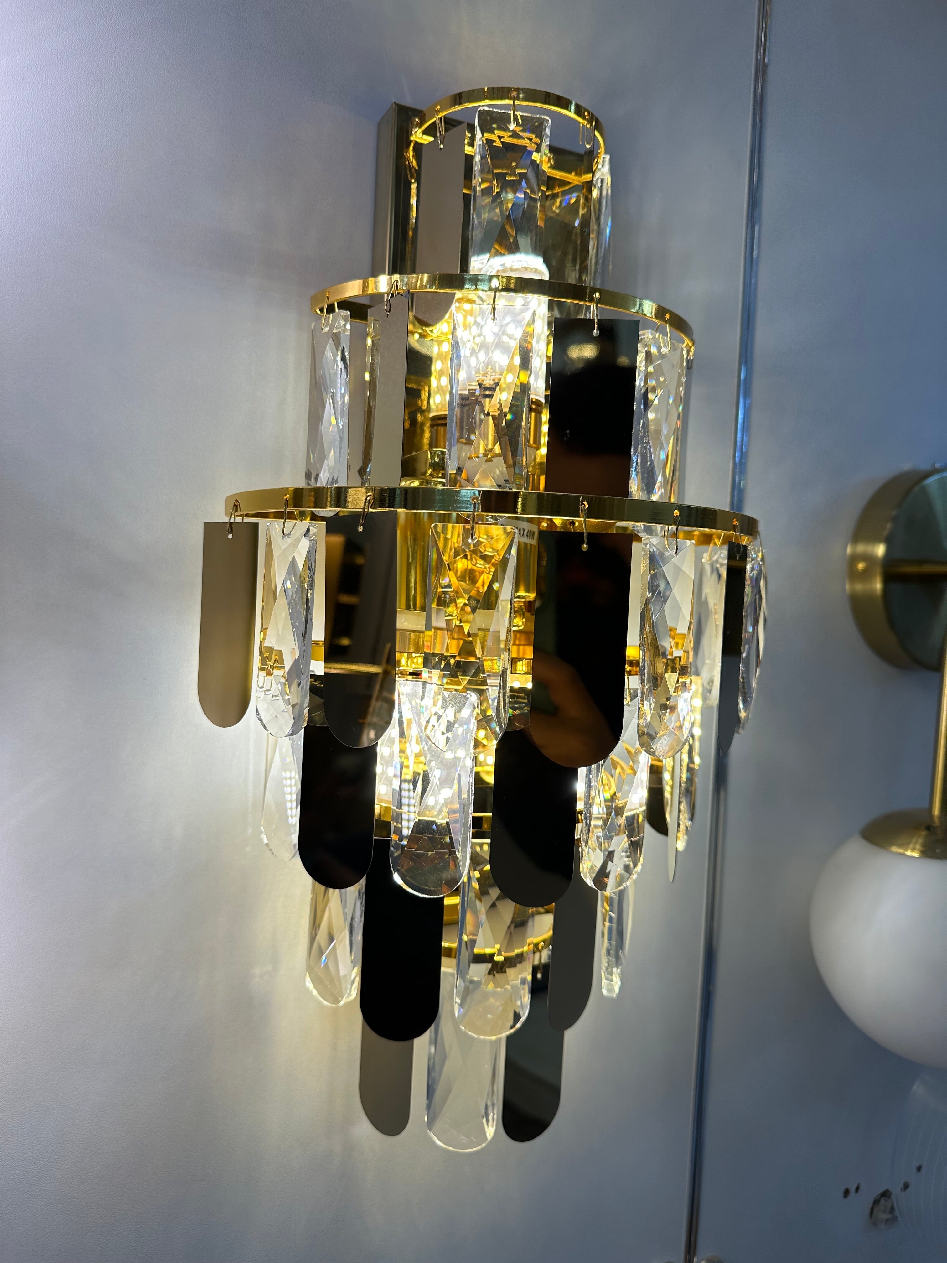 Lightigious™ - Crystal Wall Light, Modern Wall Mounted Lamp for Living Room, Hotel, and Restaurant
