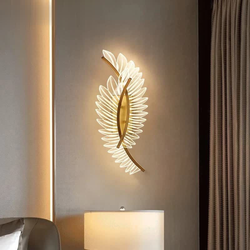 Lightigious™ - Feather Wall Light, Modern Wall Lamp for Bedroom, Living Room, and Corridor