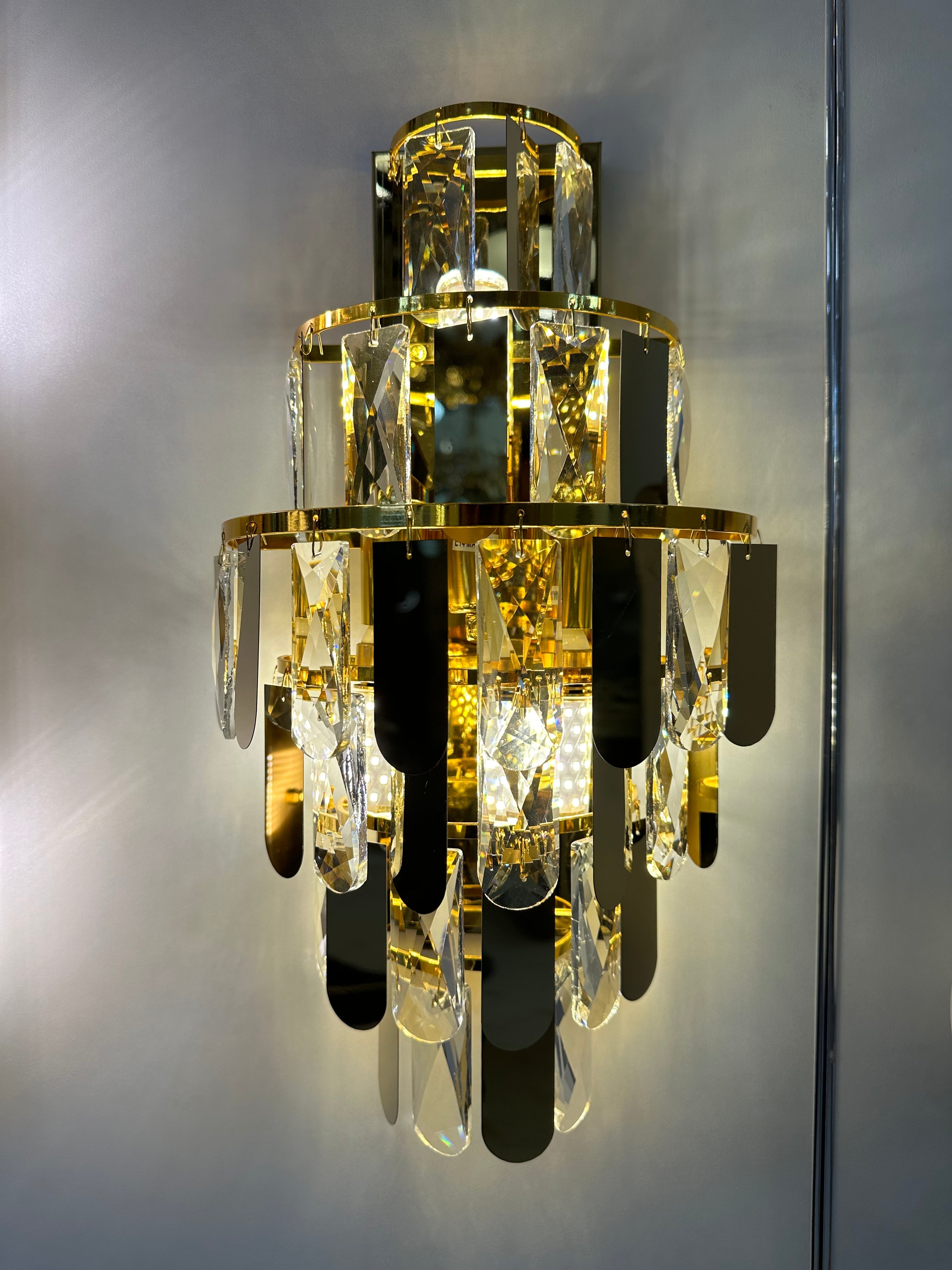 Lightigious™ - Crystal Wall Light, Modern Wall Mounted Lamp for Living Room, Hotel, and Restaurant