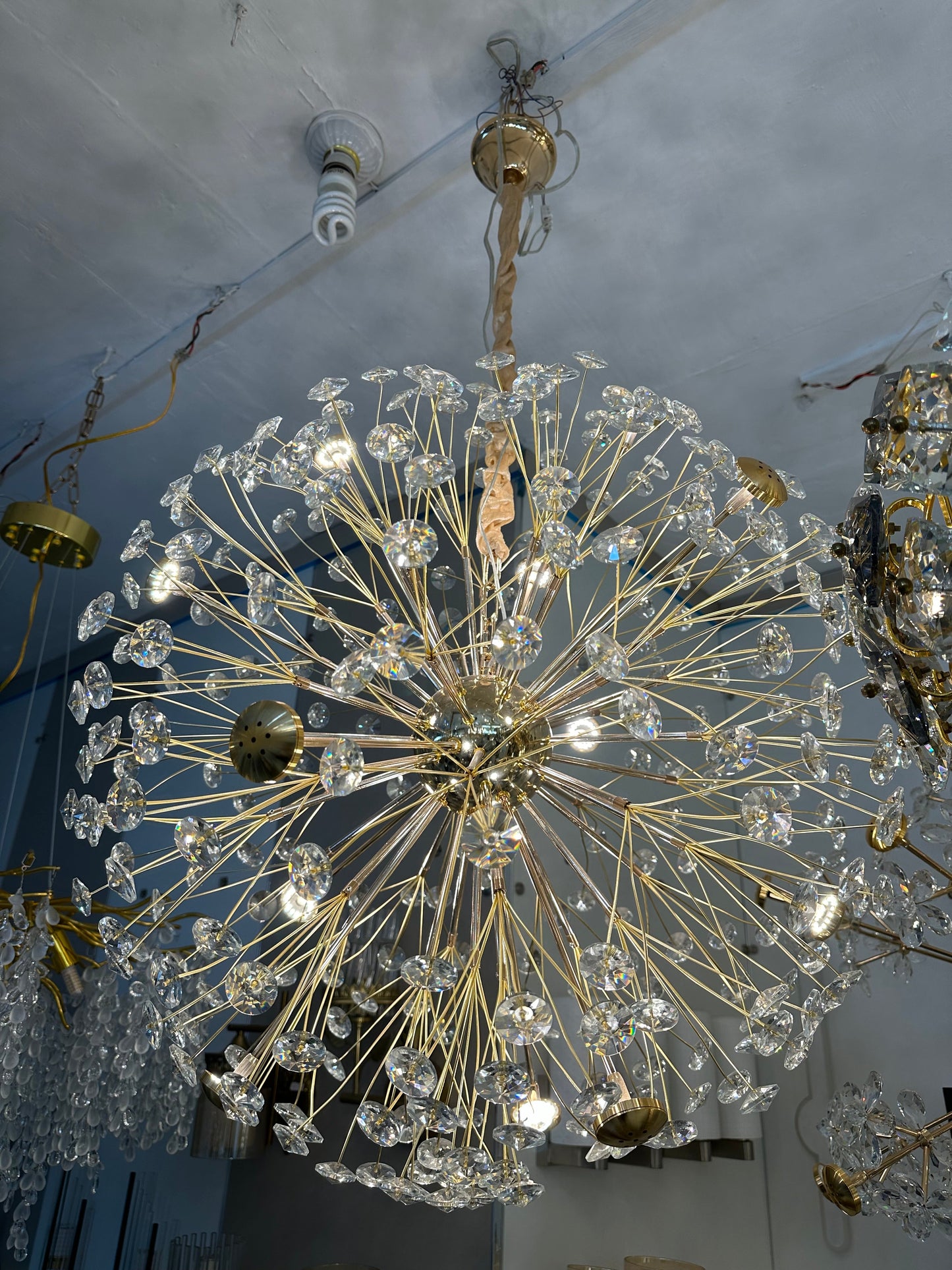 Lightigious™ - Modern LED Crystal Chandelier (Golden, Glamorous Design, Warm White)