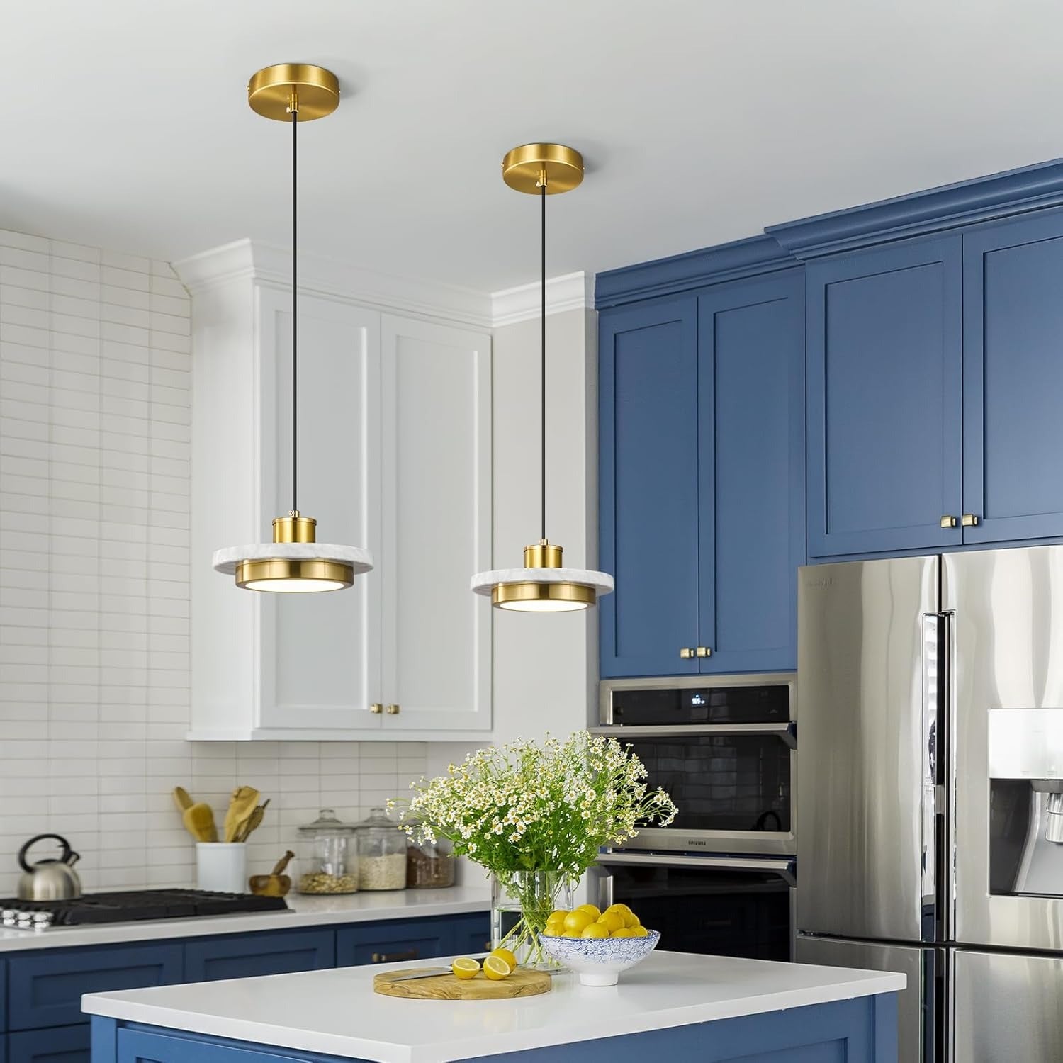 Lightigious™ – Costes Marble Pendant Light | Real Marble, Built-in LED