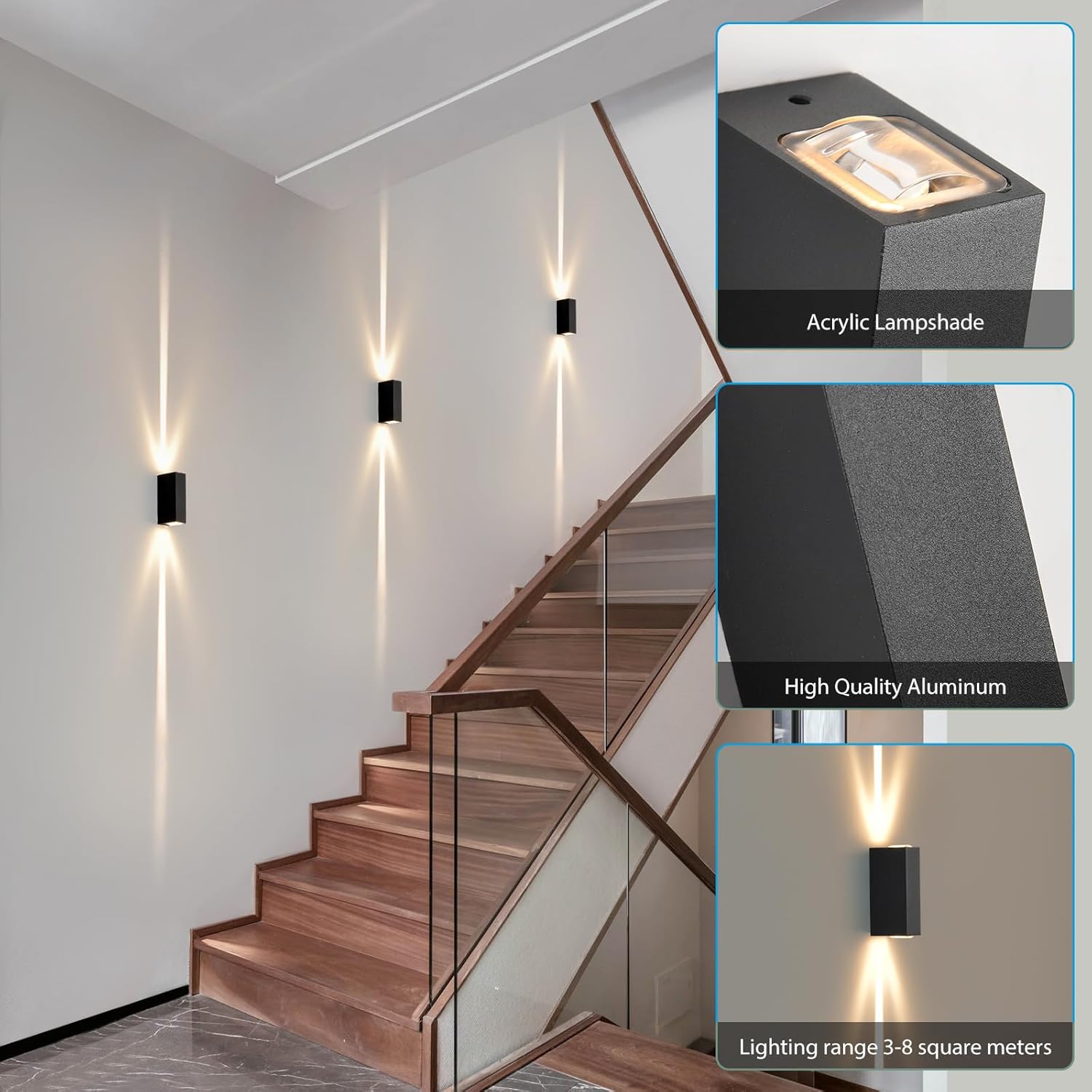Lightigious™ - Upside Down Glow Outdoor Lazer Wall Lamp