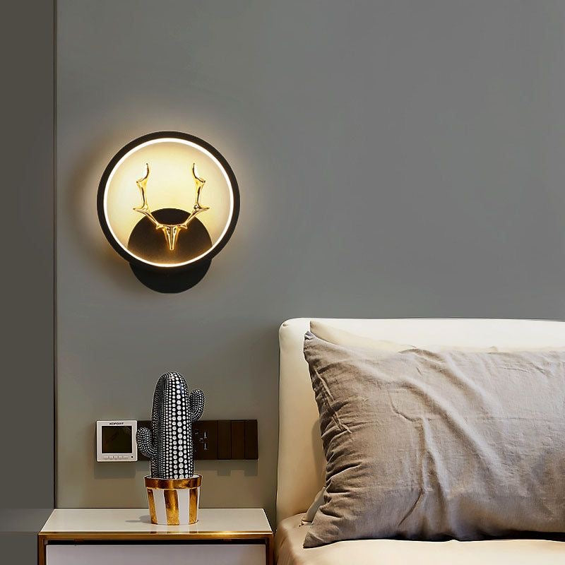 Lightigious Markhor LED Wall Light - Pakistani Heritage SMD Indoor Sconce front view